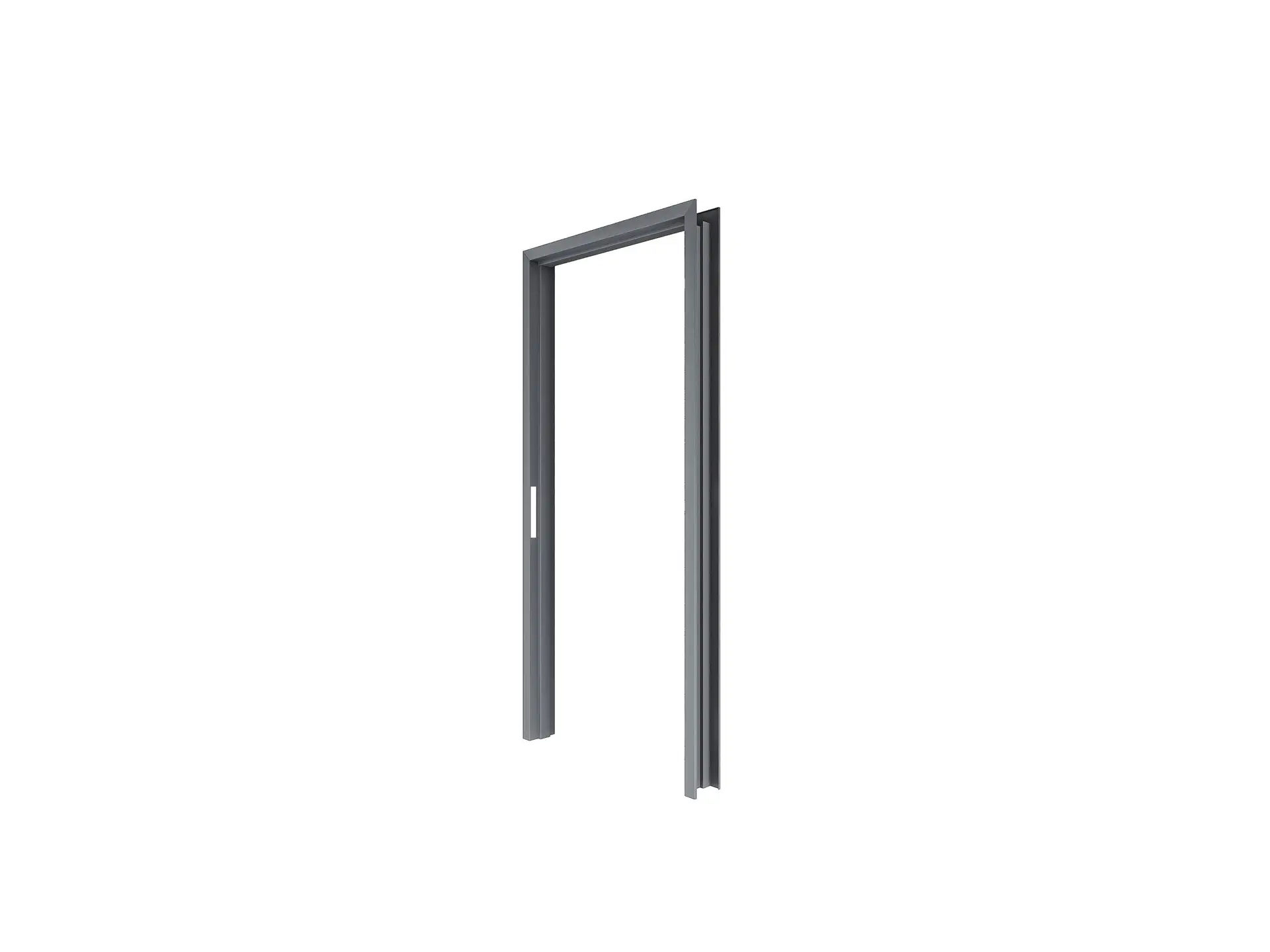 Welded hollow metal door frame in primer finish